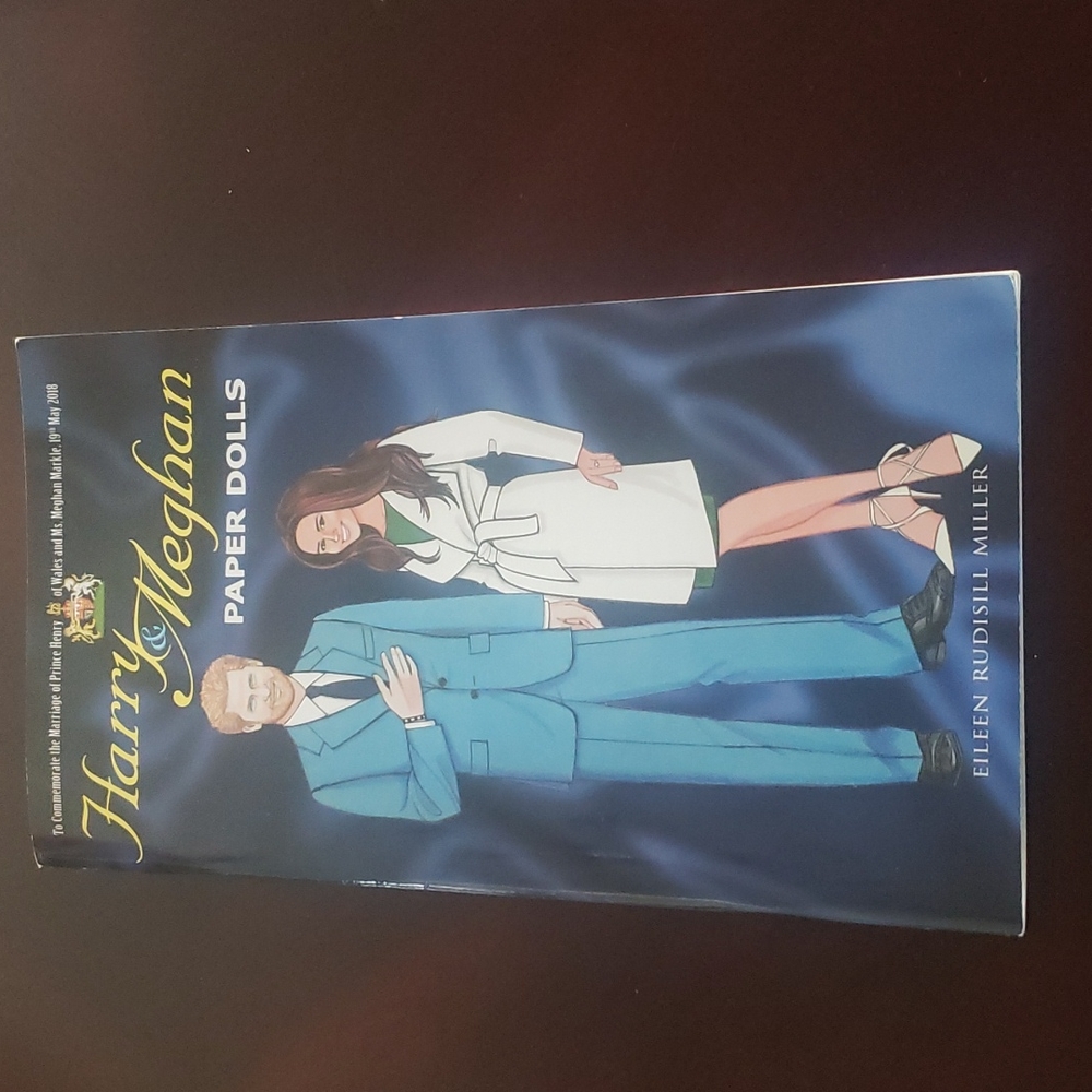 Meghan and Harry Paper dolls book